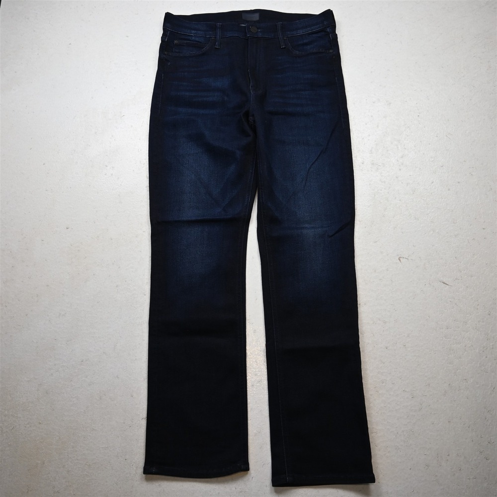 Mother 31 Dazzler Mid Rise Slim Ankle Rinse Stretch Denim Womens Jeans